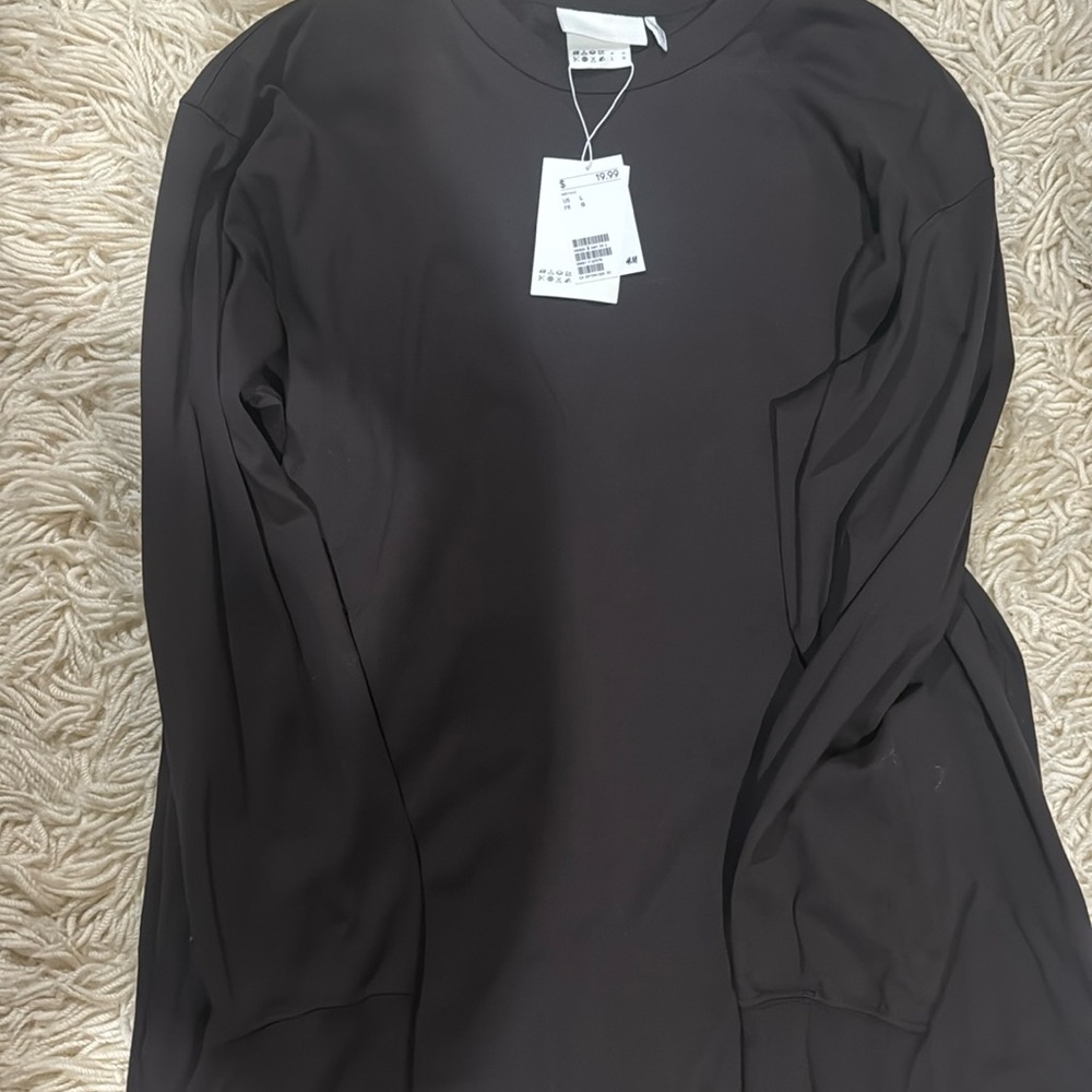 Chocolate brown H&M Longsleeve and chocolate brown hoodie
